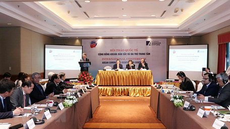  Quang cảnh hội thảo. (Ảnh: Văn Điệp/TTXVN)
