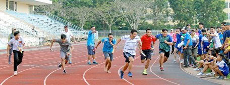Chạy tiếp sức 4x100m nam.