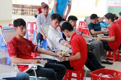 Nhiều cá nhân có từ 10 lần hiến máu trở lên, người nhiều nhất hiến máu 32 lần.