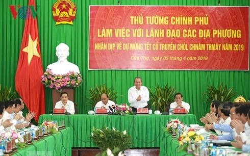 Quang cảnh buổi làm việc. Ảnh: vov.vn