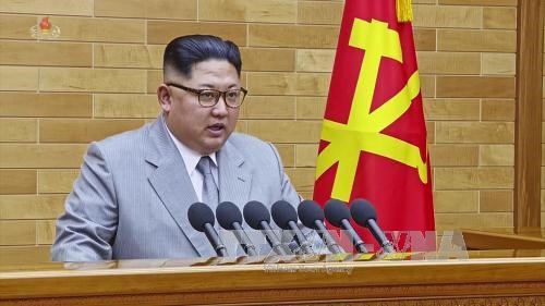 Nhà lãnh đạo Triều Tiên Kim Jong-un. Ảnh: Yonhap/TTXVN