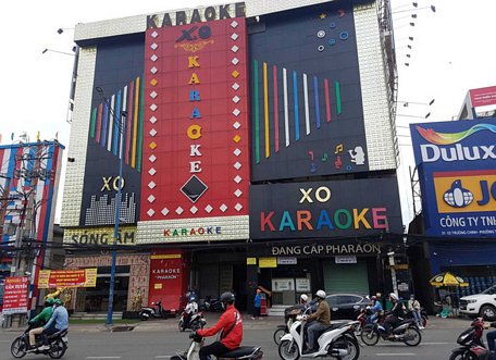  Quán karaoke XO trên đường Trường Chinh, quận 12, TP.HCM - Ảnh: TTO