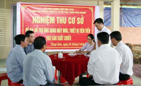 Được hỗ trợ đầu tư máy móc, thiết bị hiện đại giúp hợp tác xã nâng cao chất lượng sản phẩm.