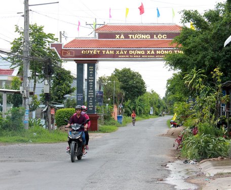 Xã Tường Lộc đang nỗ lực để xây dựng nông thôn mới.