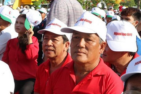 Ngư dân Bạc Liêu tại lễ phát động