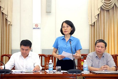 Các đại biểu phản biện dự án Bộ Luật Lao động sửa đổi.