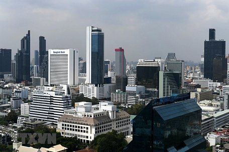   Quang cảnh thủ đô Bangkok, Thái Lan. (Nguồn: AFP/TTXVN)