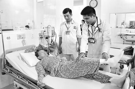 Bệnh nhân điều trị bệnh tại Bệnh viện Đa khoa Triều An- Loan Trâm.