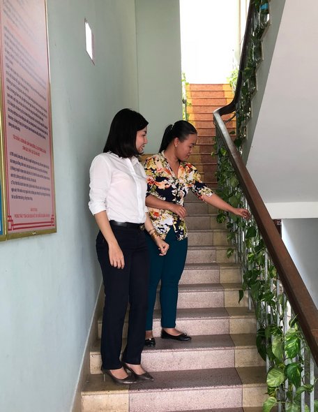 Tạo cảnh quan xanh- sạch- đẹp tại trụ sở văn phòng UBND cấp phường- xã.