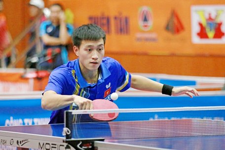  Nguyễn Anh Tú (Hà Nội T&T) trong trận chung kết.