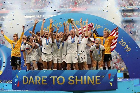 ĐT nữ Mỹ tiếp tục cho thấy sự thống trị ở sân chơi World Cup. (Ảnh: Getty).