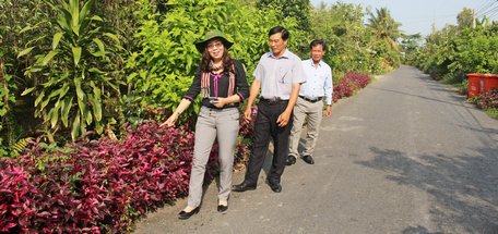 Huyện Tam Bình có khá nhiều xã giữ vững được diện mạo sáng- xanh- sạch- đẹp sau khi về đích NTM.