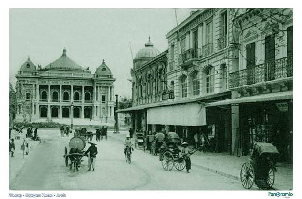 Phố Rue Paul Bert đoạn gần Nhà Hát Lớn.