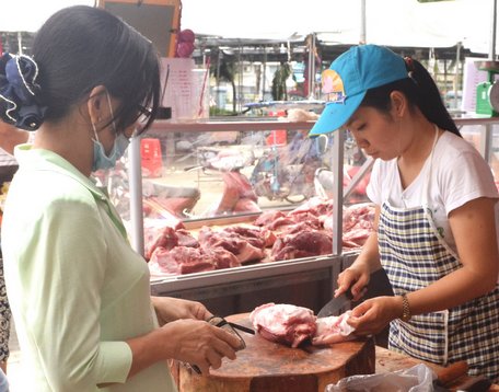 Nguồn cung thịt heo vẫn đảm bảo.