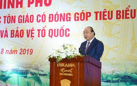  Thủ tướng phát biểu tại buổi gặp mặt.