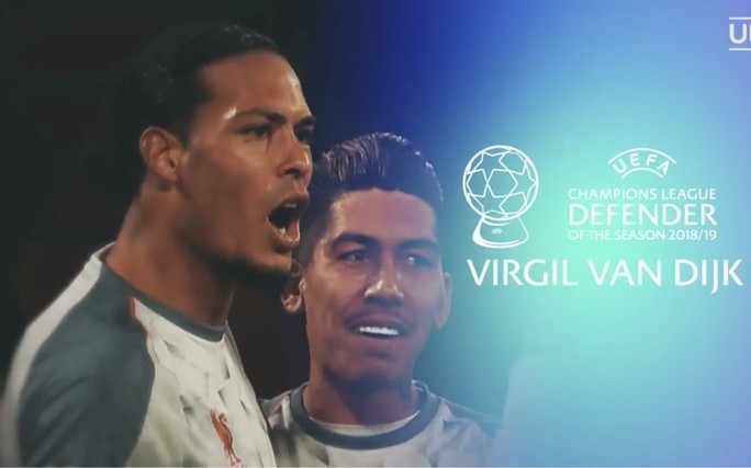 Van Dijk nhận giải 