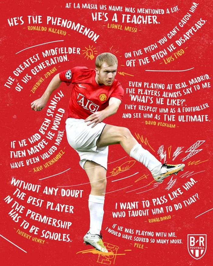 Ngày này 25 năm trước, huyền thoại Paul Scholes ra mắt MU. (Ảnh: Bleacher Reports)