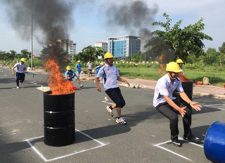  Hội thao góp phần nâng cao ý thức trong công tác phòng cháy chữa cháy tại đơn vị.