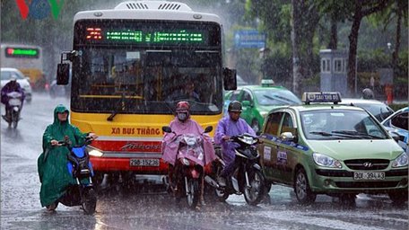 Trong cả tuần, mưa dông vào đêm và sáng sớm là thời tiết chủ đạo của cả nước.