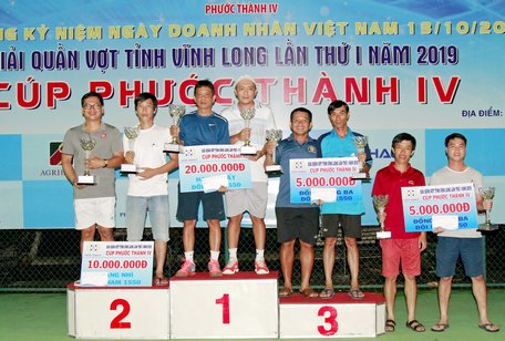 Các VĐV đạt giải nội dung đôi nam 1.550 điểm.