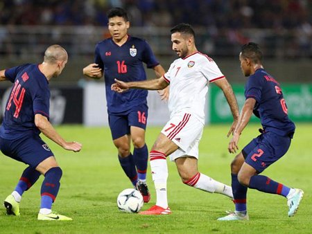 Đội tuyển UAE đã có trận thua đầu tiên khi phải làm khách trên sân Thái Lan ở vòng loại World Cup 2022