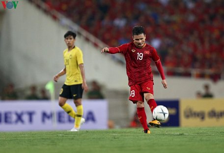 Quang Hải là đội trưởng của U22 Việt Nam dự SEA Games. 