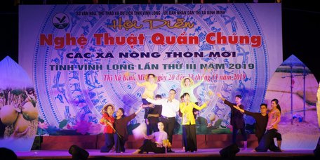 Sân chơi khơi dậy sức sáng tạo nghệ thuật trong phong trào văn nghệ quần chúng của các xã xây dựng nông thôn mới.