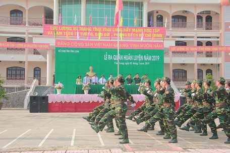 Lực lượng vũ trang Vĩnh Long phát huy truyền thống, cống hiến tài năng, xứng danh bộ đội Cụ Hồ.