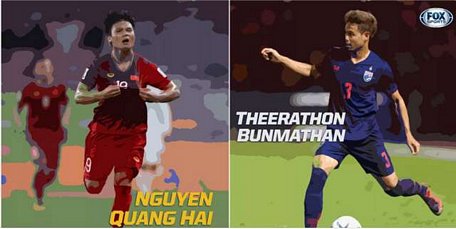 Nguyễn Quang Hải và Theerathon Bunmathan được gọi là 2 niềm tự hào của Đông Nam Á - Fox Sports.