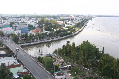  Đô thị Vĩnh Long đã và đang khẳng định vai trò đầu tàu cho phát triển kinh tế- xã hội của tỉnh.