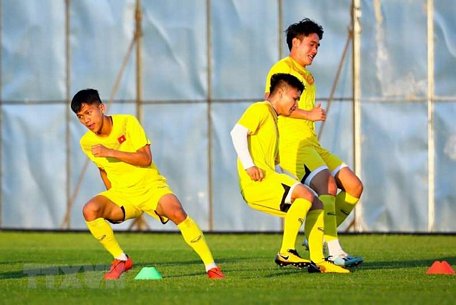 U.23 Việt Nam đang tích cực tập luyện chuẩn bị cho VCK U.23 Châu Á 2020.