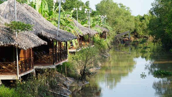 Tại homestay điện gió đầu tiên ở miền Tây - Ảnh: T.LŨY