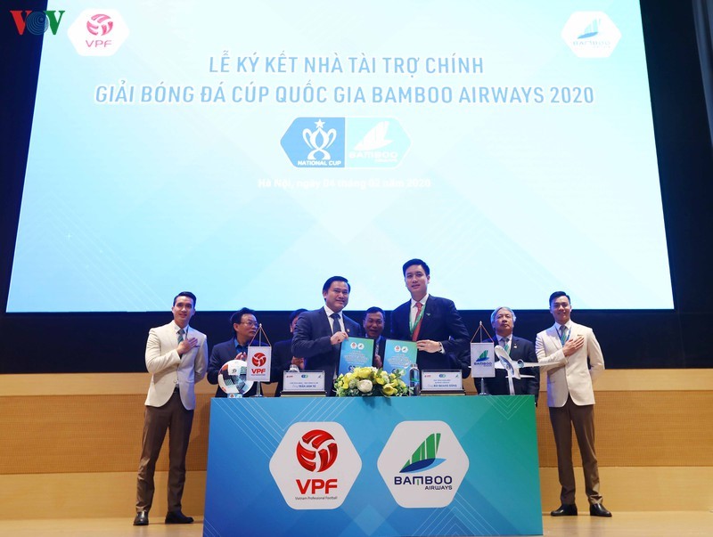 Lễ ký kết được tổ chức tại Trụ sở của Bamboo Airways Tower. (Ảnh: Vy Vũ).