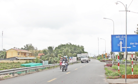 Cơ sở hạ tầng nông thôn của xã Thành Trung được đầu tư ngày càng hoàn thiện.