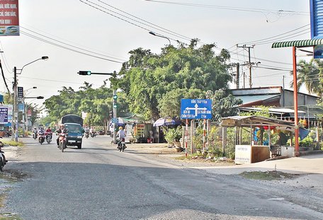 Một góc đô thị Tân Quới hôm nay.