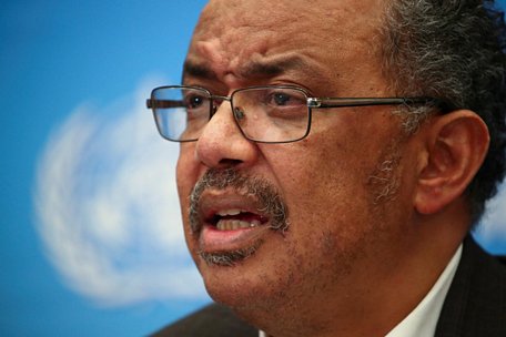 Tổng giám đốc Tổ chức Y tế thế giới (WHO) Tedros Adhanom Ghebreyesus - Ảnh: REUTERS