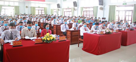 Đến dự đại hội có đoàn công tác của Ban Bí thư Trung ương Đảng do đồng chí Trương Thị Mai- Ủy viên Bộ Chính trị, Bí thư Trung ương Đảng, Trưởng Ban Dân vận Trung ương làm Trưởng đoàn; đồng chí Trần Văn Rón- Ủy viên BCH Trung ương Đảng, Bí thư Tỉnh ủy.