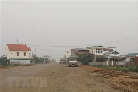 Huyện Yên Khánh cơ bản bàn giao toàn bộ mặt bằng cho nhà thầu dự án cao tốc Cao Bồ-Mai Sơn. (Ảnh: Đức Phương/TTXVN)