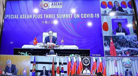 Thủ tướng Nguyễn Xuân Phúc, Chủ tịch ASEAN 2020 phát biểu khai mạc. Ảnh: Thống Nhất/TTXVN