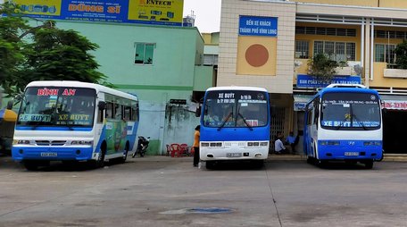 Công tác phòng chống dịch COVID- 19 tại bến tàu, bến xe ở Vĩnh Long thực hiện nghiêm túc.