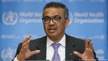 Tổng Giám đốc Tổ chức Y tế Thế giới Tedros Adhanom Ghebreyesus. (Nguồn: DW)