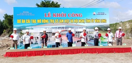 Khởi công dự án do Ban Quản lý Dự án đầu tư xây dựng các công trình dân dụng và công nghiệp tỉnh làm chủ đầu tư.