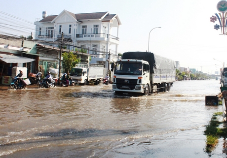 Vĩnh Long cần được hỗ trợ để hoàn thiện kế cấu hạ tầng, thoát nước, chống ngập úng.