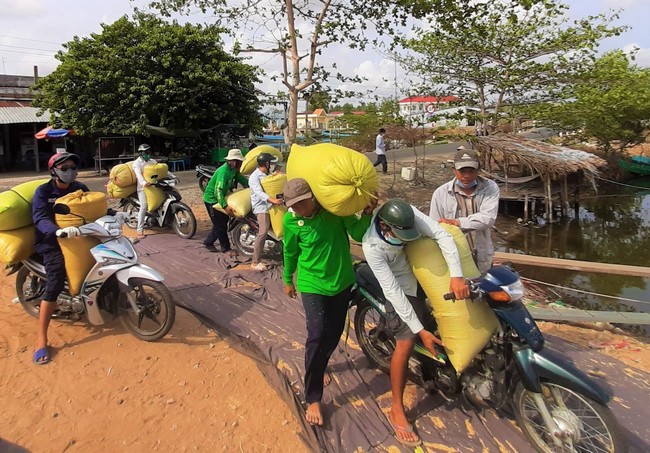  Đây là công việc nặng nhọc đòi hỏi phải có sức khỏe tốt. Sau khi trừ các chi phí, mỗi lao động có nguồn thu 400.000 – 500.000 đồng/ngày, tùy nguồn hàng nhiều hay ít. Khi vào cao điểm họ làm cả ban đêm, mỗi người có thể thu được 1 triệu đồng/ngày.