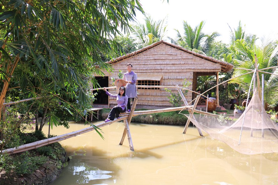  Bên trong “Căn nhà màu tím” chủ nhân còn bố cục những không gian nhà đặc trưng Nam bộ xưa để lưu giữ ký ức.