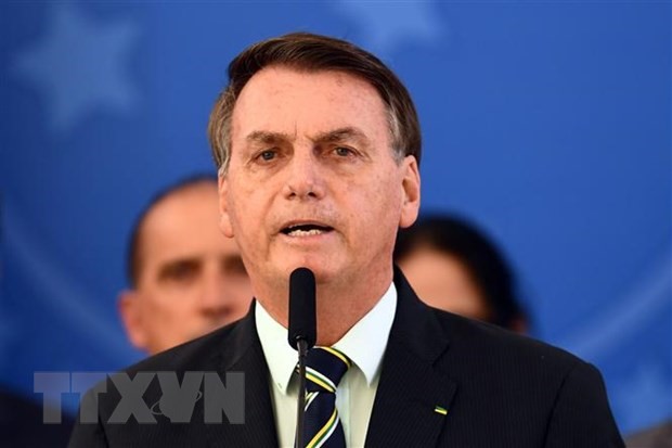 Tổng thống Brazil Jair Bolsonaro. (Ảnh: AFP/TTXVN)