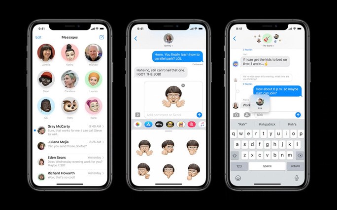 Các tính năng mới trong iMessage