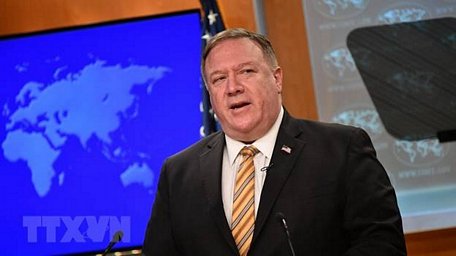  Ngoại trưởng Mỹ Mike Pompeo. (Ảnh: AFP/TTXVN)