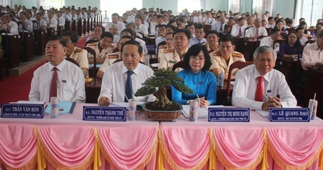 Lãnh đạo tỉnh đến dự đại hội.