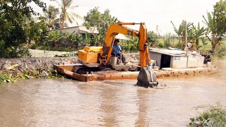 Nhanh chóng triển khai thi công, hoàn thành các công trình thủy lợi phục vụ phòng chống thiên tai, bảo vệ sản xuất.